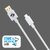 Zebronics ZEB-UMS120 USB to Micro USB Cable with 2.4A efficient Charging, 1 Meter Long Durable Design, Smartphone Compatible and Data Transfer Feature. (White)