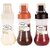 2 pcs Squeeze Bottle Condiment Bottles Hot Sauce Dispenser 350 ml Spray Bottle  (Pack of 2, Multicolor, Plastic)