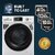 IFB 9Kg 5 Star with 9 Swirl Wash AI Powered Wi-Fi Fully Automatic Front Load Washing Machine (Executive SXN 9014K Steam Refresh Program with Eco Inverter Rich Silver)
