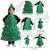 Kaku Fancy Dresses Christmas Tree Freesize Costume For Christmas PartyTheme party - Green, Freesize, For Boys  Girls