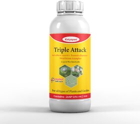 KATYAYANI TRIPLE ATTACK  VERTICILLIUM LECANII + BEAUVERIA BASSIANA + METARHIZIUM ANISOPLIAE  BIO PESTICIDE Liquid