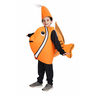 Kaku Fancy Dresses Nemo Fish Cutout for kids, Clown Fish Costume For Boys  Girls (Freesize/Only Cutout with Cap)