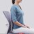 Curble Chair Wider for Posture Correction - Ergonomic Black Seat Cushion for Back Support and Improved Sitting Position