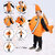 Kaku Fancy Dresses Nemo Fish Cutout for kids, Clown Fish Costume For Boys  Girls (Freesize/Only Cutout with Cap)