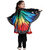 Kaku Fancy Dresses Rainbow Tu-Tu skirt with Butterfly Wings for Girls, Multicolor Skirt for, Baby Girl