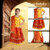 Kaku Fancy Dresses Leheriya Lehenga For Garba Dance Navratri Dance Costume for Girls - Red