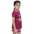 Kid Kupboard Cotton Girls T-Shirt and Short Set, Multicolor, Half-Sleeves, 6-7 Years KIDS6682