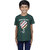Kid Kupboard Cotton Boys T-Shirt, Green, Half-Sleeves, 6-7 Years KIDS6688