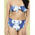 Bold & Bae Fashion Bikini Set With Sarong In Beachy Blue