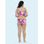 Bold & Bae Fashion Beachwear Scoop Neck Bikini Set In Vibrant Print