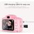 Kaash collections Toy Imagine Kids Digital Camera 2.0 Inch Screen, Compact Pink Design, Video Recorder, Photo Capture