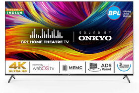 BPL 138 cm (55 inches) 4K Home Theatre OnkyoTV, 55UE7340, Black