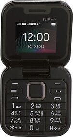 MTR Flip Mini  (Dual Sim, 1.77 Inch Display, 2000mAh Battery, Black)