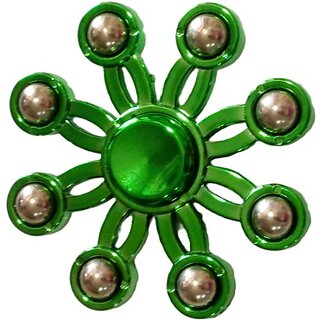 Large Blue Metal Spinner Toy New Design Fidget Spinner for Stress Relief and Fun (Pack of 1)