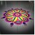 (Pack of 12) Multicolor Rangoli Powder - Vibrant Decorative Colors for Festivals and Celebrations