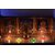 Pack of 12 Plastic Table Diya Set  2-Inch Height Decorative Oil Lamps for Festive Occasions