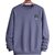 Fashlook Mens Grey Solid Round Neck Full Sleeve Sweatshirt