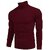 Fashlook Mens Maroon Self Design Round Neck Full Sleeve Sweatshirt