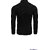 Fashlook Mens Black Solid High Neck Full Sleeve Sweatshirt