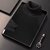 Fashlook Mens Black Self Design High Neck Full Sleeve Sweatshirt