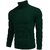 Fashlook Mens Green Self Design Round Neck Full Sleeve Sweatshirt