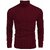 Fashlook Mens Maroon Self Design Round Neck Full Sleeve Sweatshirt