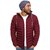 Fashlook Puffer Solid Full Sleeve Maroon Jacket for Men | Stylish and Warm Winter Outerwear
