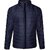 Fashlook Fluffy Solid Full Sleeve Dark Blue Jacket for Mens