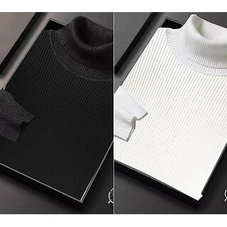 Fashlook Solid Full Sleeve Casual Multicolor Sweaters For Mens