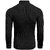 Fashlook Solid High Neck Pure Cotton Casual Black Full Sleeve T-Shirt For Mens