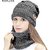 Fashlook Woolen Grey Casual Winter Cap