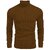 Fashlook Solid Full Sleeve Casual Brown Sweaters For Mens