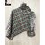 Fashlook Checkered Curved Collar Regular Fit Cotton Blend Casual Green Shirt For Mens