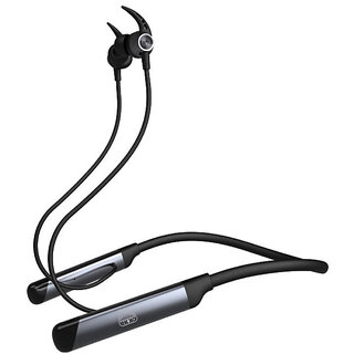 EKKO Unplug N04 Neckband: Premium ENC, 40ms Latency, Max Bass, Twin Connect, Siri & Google Assistant (Black)