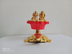 Laxmi Ganesh Sensor Diya With Tortoise