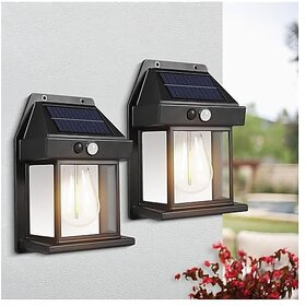 Daybetter Wall Lamp Solar Lights  Wireless Dusk To Porch Lights  Fixture Solar Wall Lantern With 3 Modes Waterproof Outdoor Lighting For Office  Home Garden  Balcony (Pack Of 2) Tar-G1(153499954)