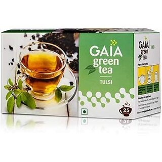 GAIA Tulsi Green Tea Green Tea Bags Box (25 Bags)_(153455009)