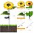 Daybetter Sunflower Solar Lights Waterproof Garden Lights  20 Led Starburst Swaying Lights  Solar Outdoor Garden Decor For Balcony  Garden  Lawn (Pack Of 2) Tar-O1