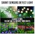 Daybetter 8 Led Balls Solar Lights  Starburst Swaying Solar Garden Light Warm Garden Light  Outdoor Decoration  Waterproof Lights For Pots Balcony (Warm White) (Pack Of 2) Tar-Ge4(153499957)