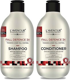 L'avenour Thinning & Hair Fall Control Shampoo & Conditioner For Thin,Weak & Damaged Hair (550 ml)