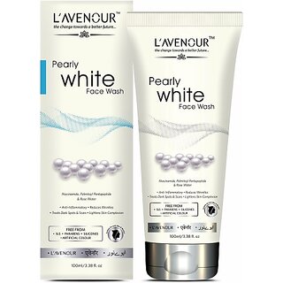 L'avenour Pearly White Facewash for Reduce Wrinkles,Treat Dark Spots & Scars, Anti Aging Face Wash (100 ml)