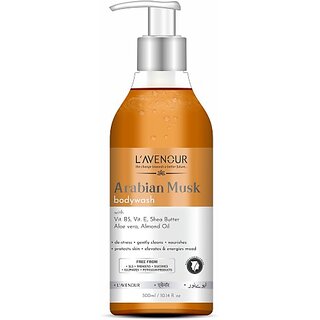 L'avenour Arabian Musk Body Wash for Deep Cleansing | SLS & Paraben Free Shower Gel (300 ml)