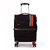 Timus Sportive Soft Sided Premium Polyester 8 Wheels with 360 Degree Rotational Small Cabin Trolley Bagin Built TSA Loc