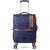 Timus Sportive Soft Sided Premium Polyester 8 Wheels with 360 Degree Rotational Small Cabin Trolley Bagin Built TSA Loc