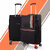 Timus Sportive Premium Large Soft Sided Polyester 360 Degree Wheeling System LuggageTSA Lock 8 Wheels Large Check-in Ex
