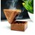 Pyramid Shape Wooden Incense Holder/ Dhoopbatti Agarbatti Stand With Lid (small size)