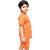 Kid Kupboard Cotton Boys T-Shirt and Short Set, Orange, Half-Sleeves, 5-6 Years KIDS6716