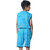 Kid Kupboard Cotton Boys T-Shirt and Short Set, Blue, Sleeveless, 7-8 Years KIDS6720