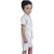 Kid Kupboard Cotton Baby Boys Shirt and Short Set, Light Grey, Half-Sleeves, 4-5 Years KIDS6723