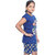 Kid Kupboard Cotton Girls T-Shirt and Short Set, Dark Blue, Half-Sleeves, 11-12 Years KIDS6725